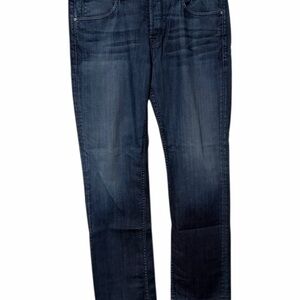 Hudson Jeans Byron Dark Blue Straight-Leg Denim Mens 38 x 34 Tall